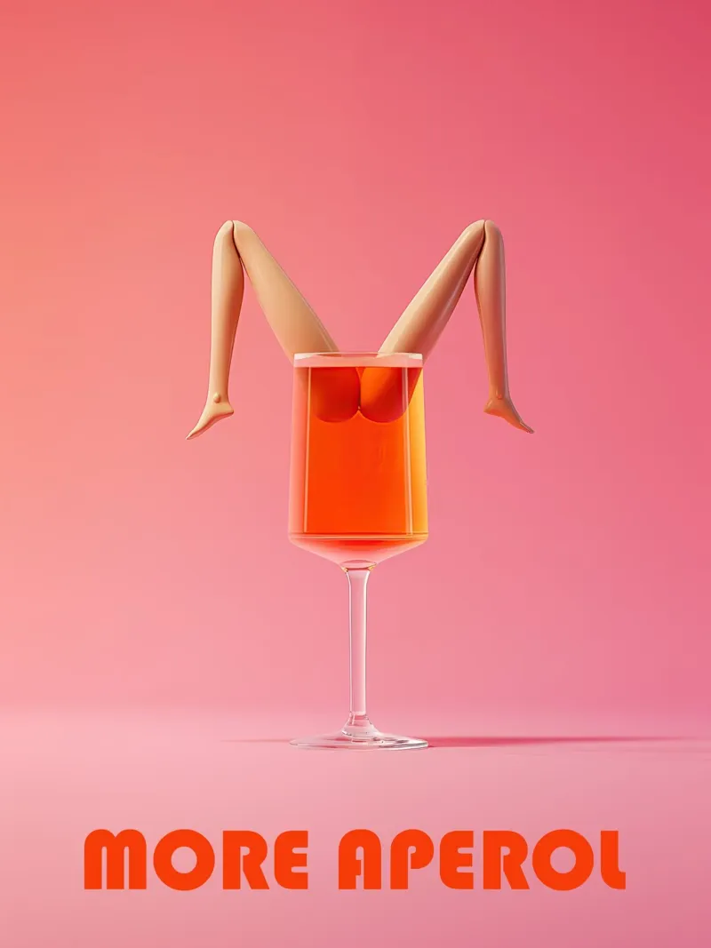 More Aperol | Bar Advertising Poster poster da Autofocus