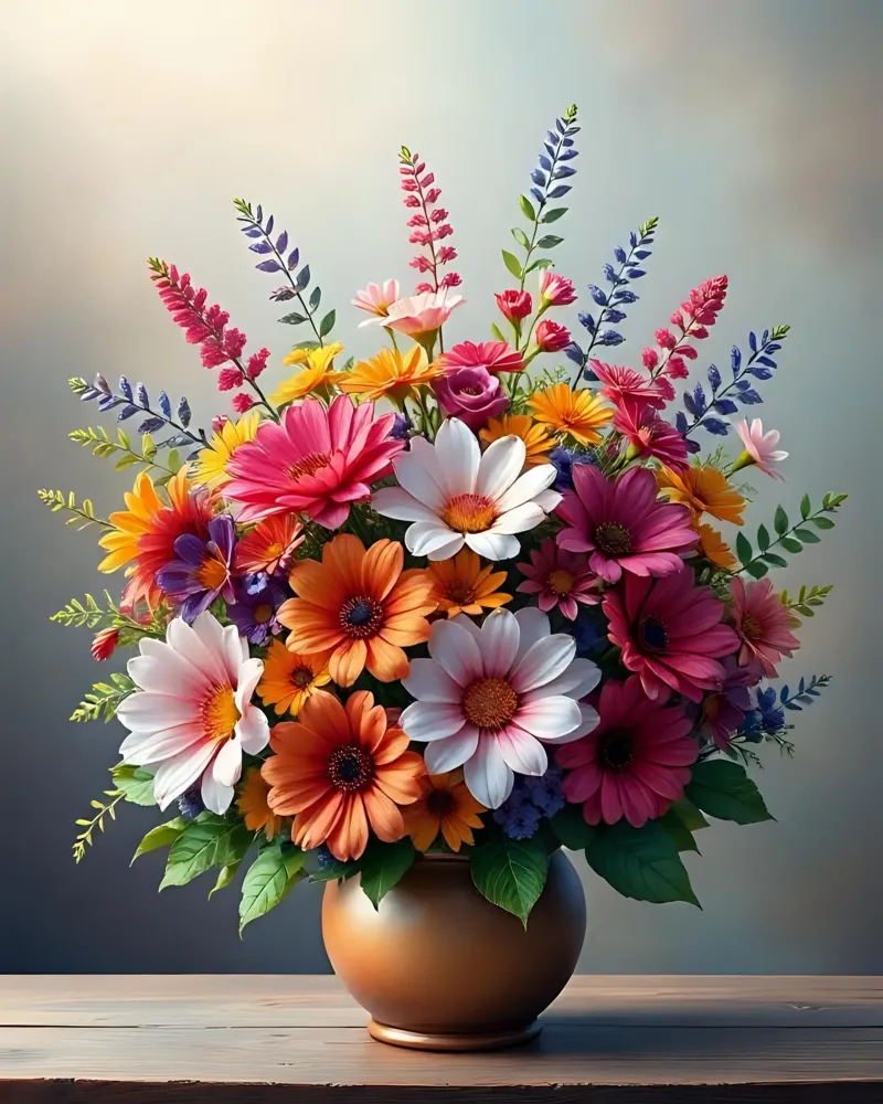 Bouquet_8 pellicola backlit da Farb- und Blütenzauber by LK