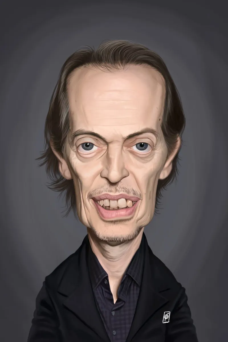 Steve Buscemi pellicola backlit da Rob Art | Illustration