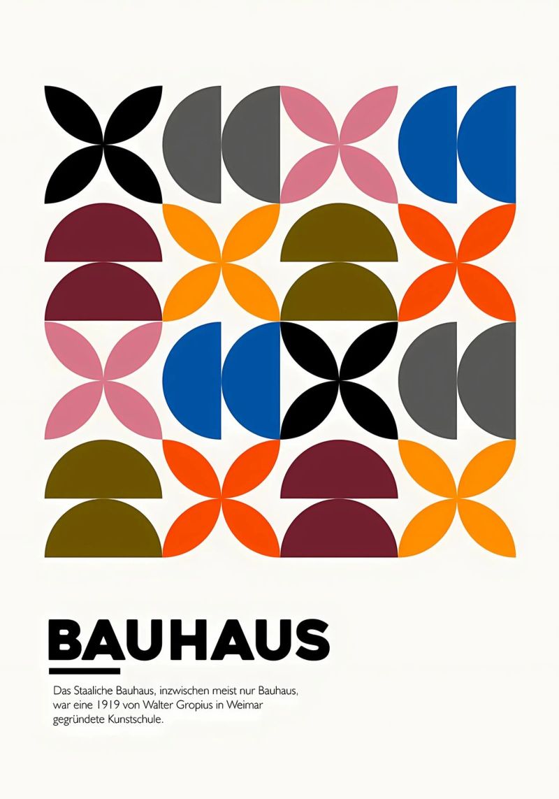 BAUHAUS COMP ROB Poster von Karraker
