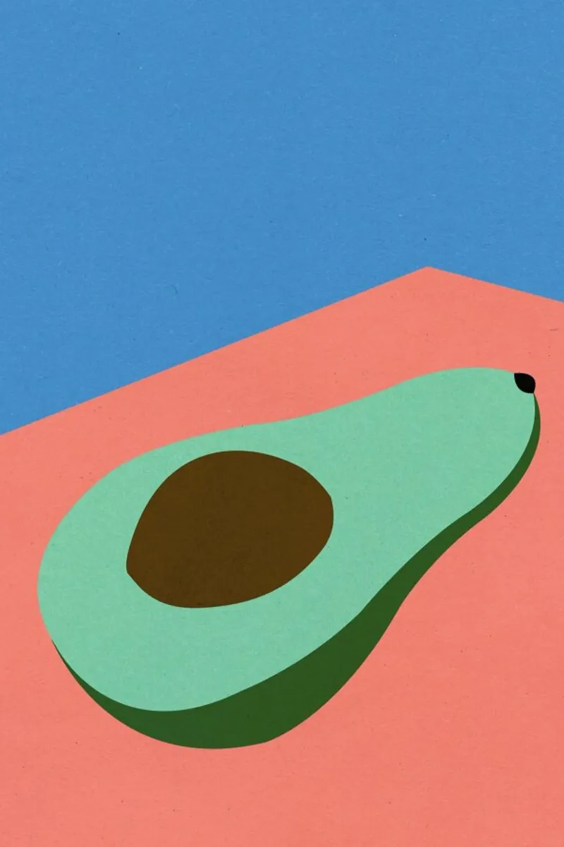 Avocado on the Table plexiglass da Rosi Feist