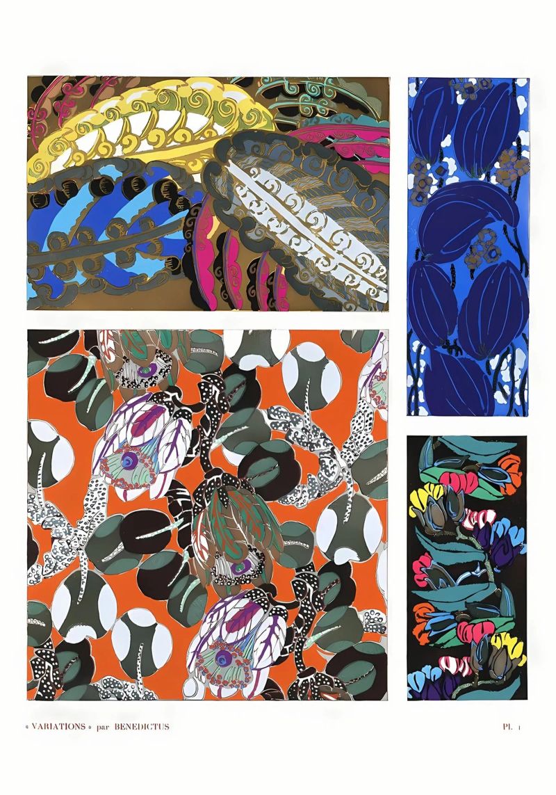 Vintage Art Deco Pattern poster by Iracheta