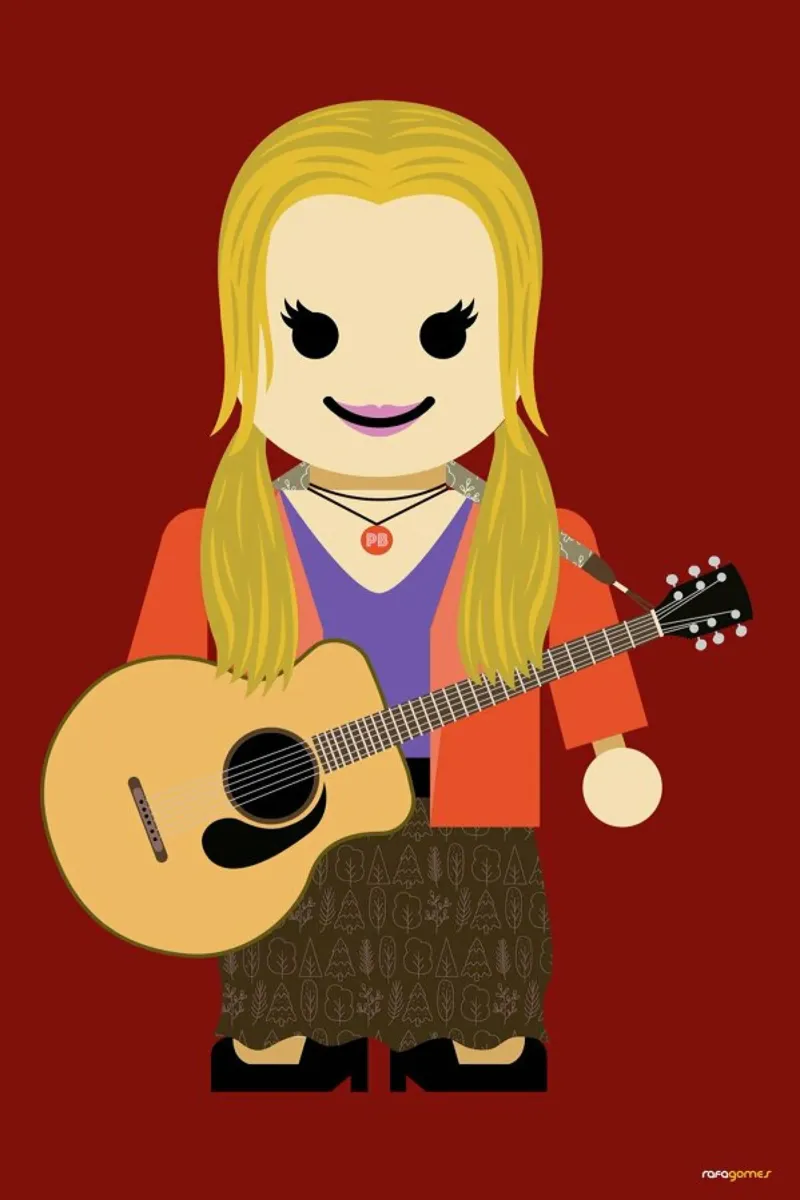 Phoebe Buffay Toy pellicola backlit da Rafa Gomes