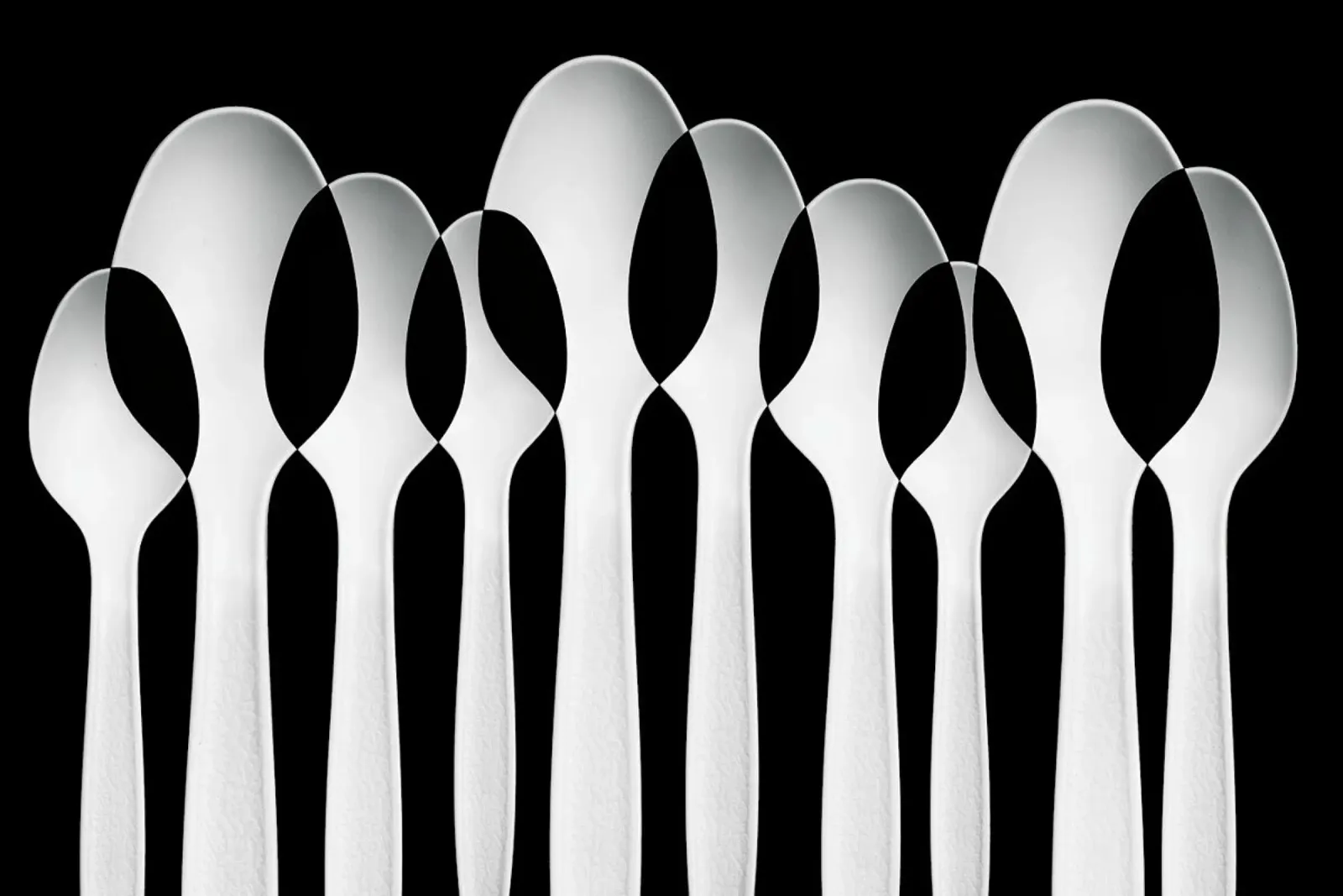 Spoons Abstract:  Forest -Jacqueline Hammer plexiglass da Pictufy