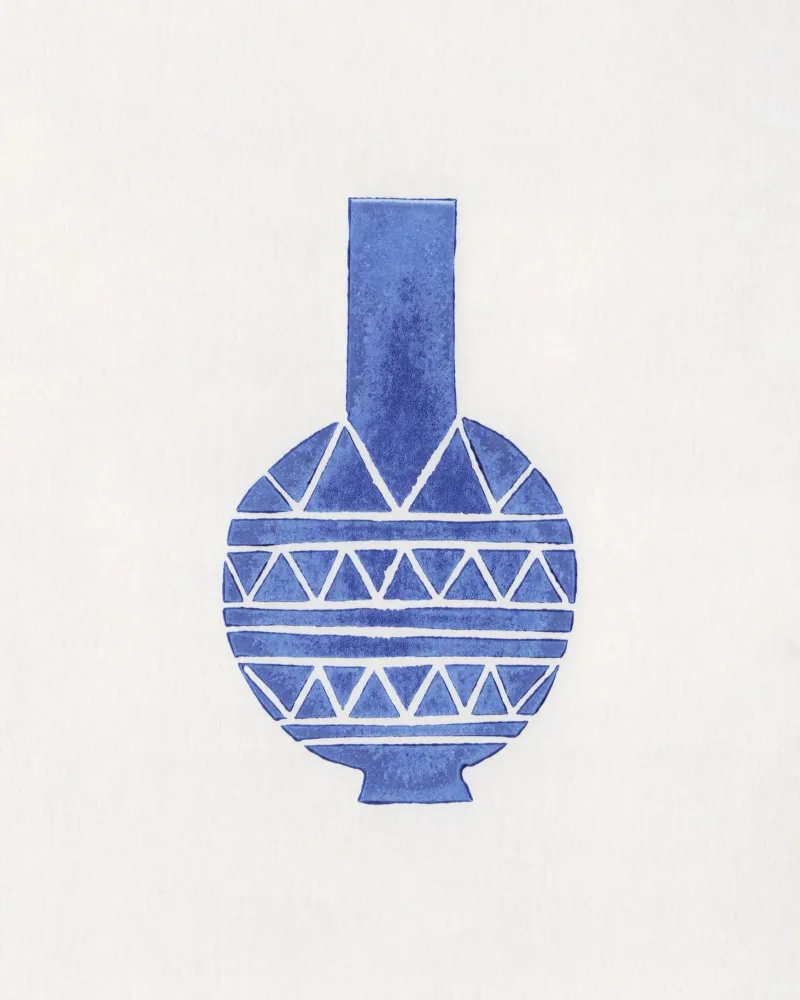 Vaso Linocut #8 poster da Alisa Galitsyna