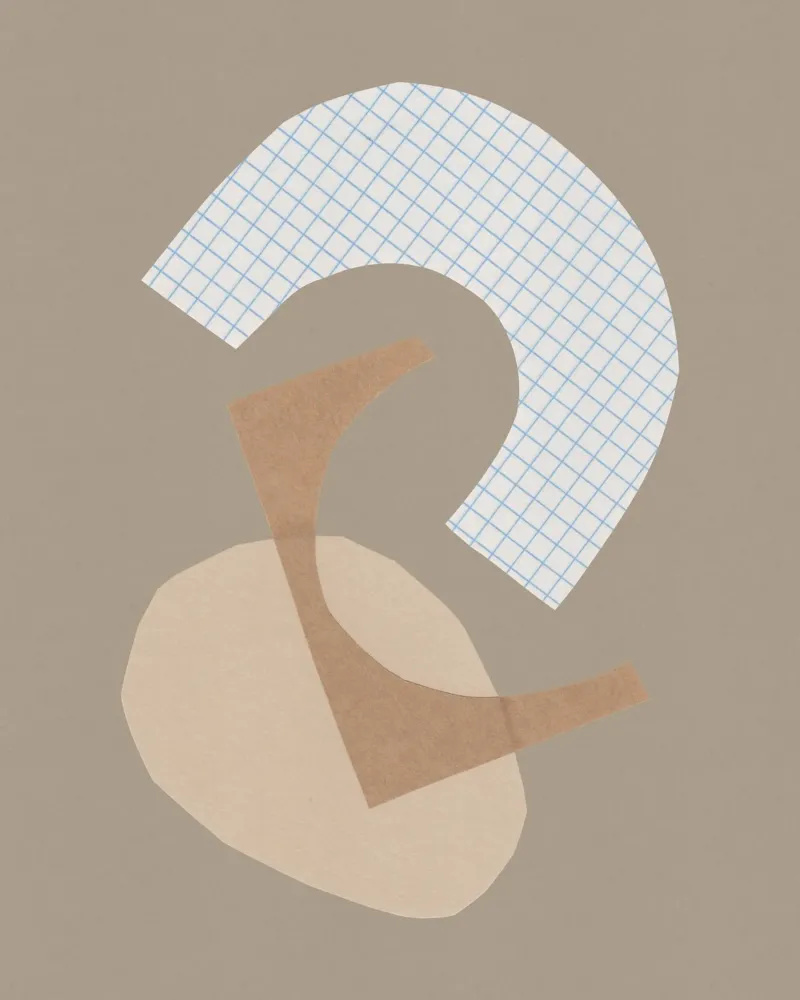 Tre forme #1 poster con telaio in plastica da Alisa Galitsyna