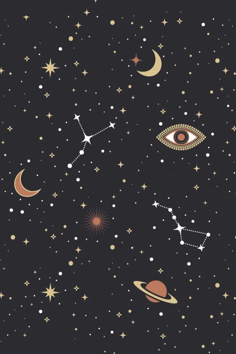 Mystical Galaxy poster con telaio in plastica da cafelab