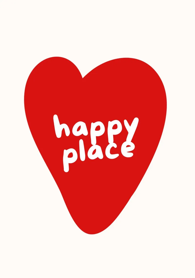 Happy Place - Là où le cœur habite poster de QuooodZ by MooodzArt