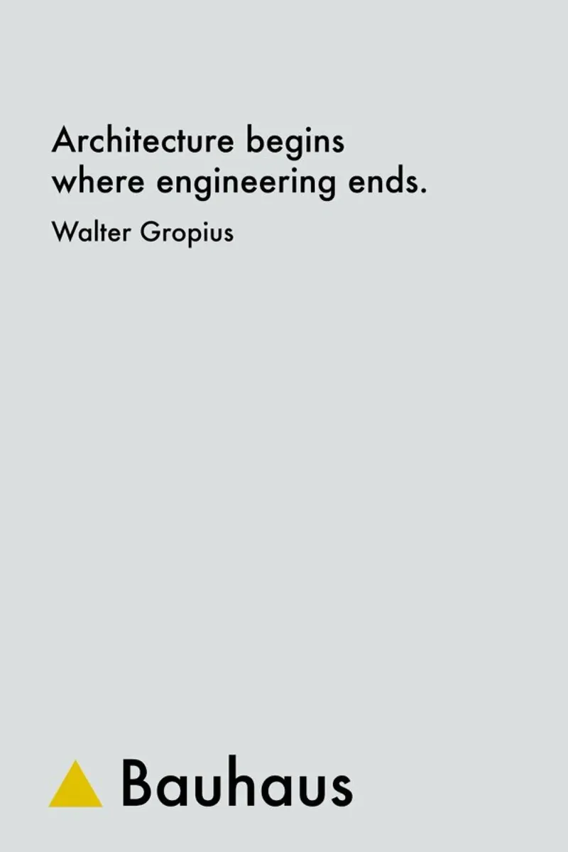 Gropius - Architecture poster da Studio One