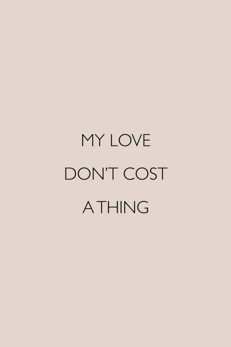 My Love Don't Cost a Thing pellicola backlit da Studio One