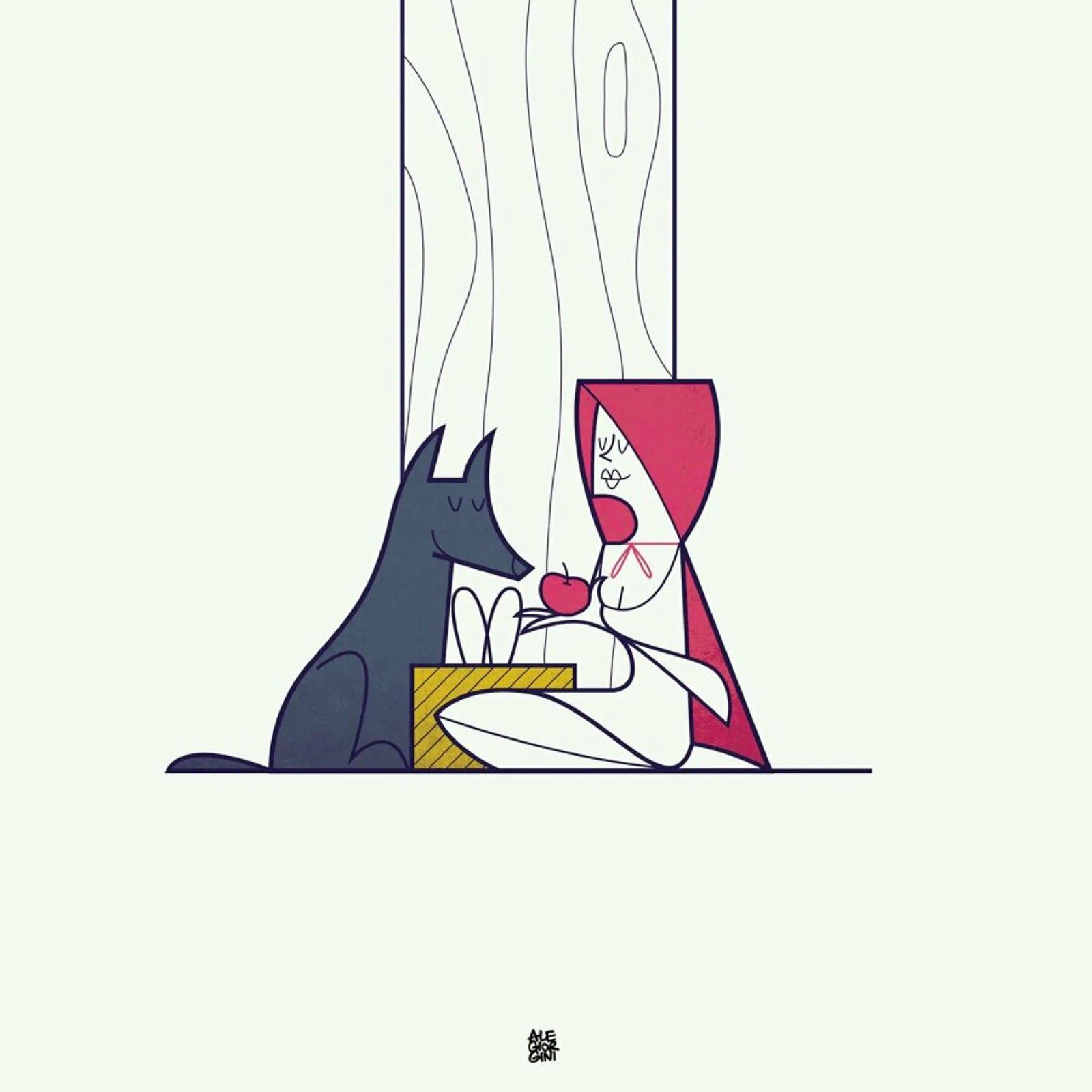 All the better to love you with Poster von Ale Giorgini