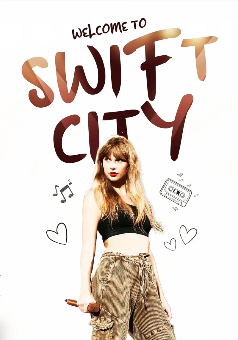 Taylor Swift - Welcome to Swift City poster da avissta