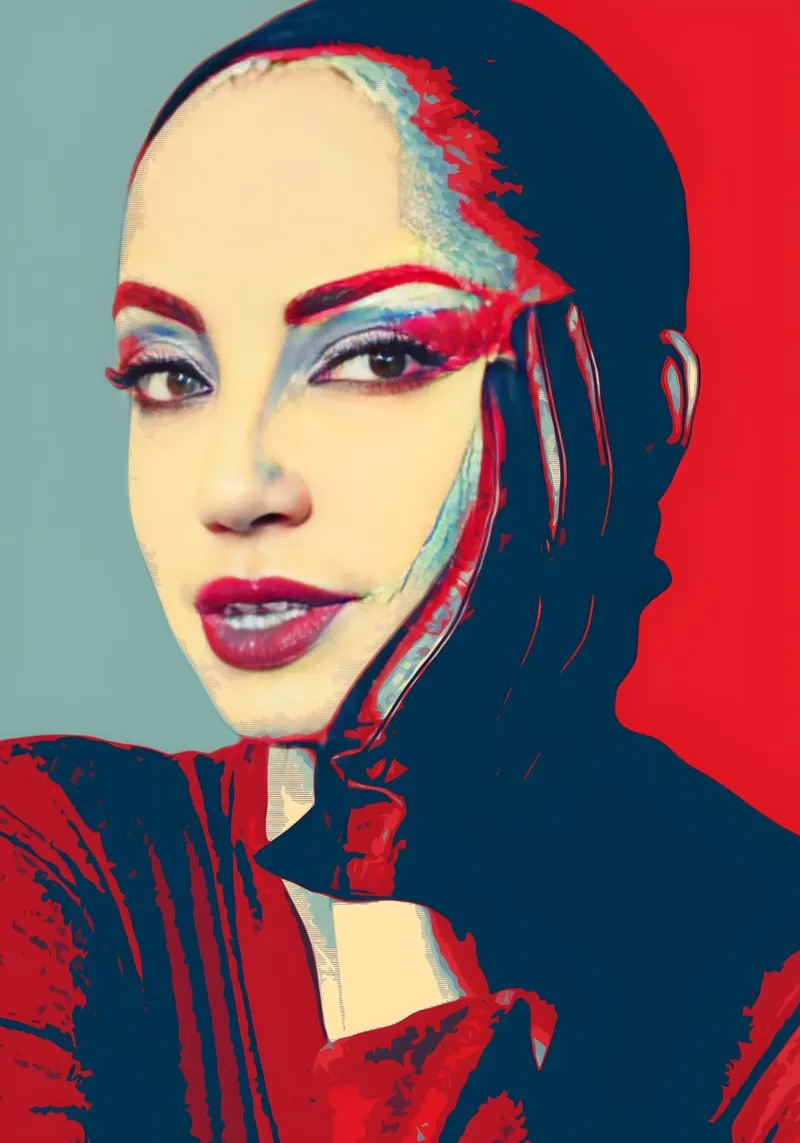 Sade Adu pellicola backlit da avissta