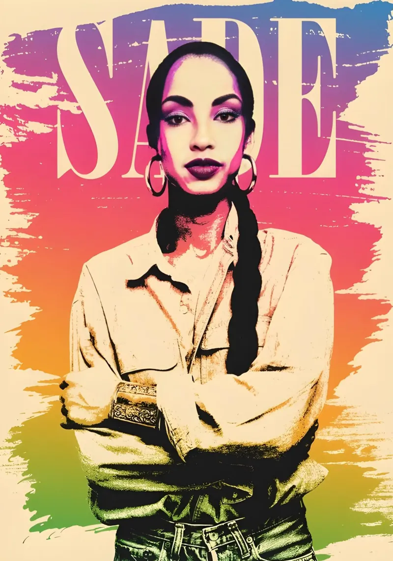Sade Adu fan art carta hahnemühle da avissta