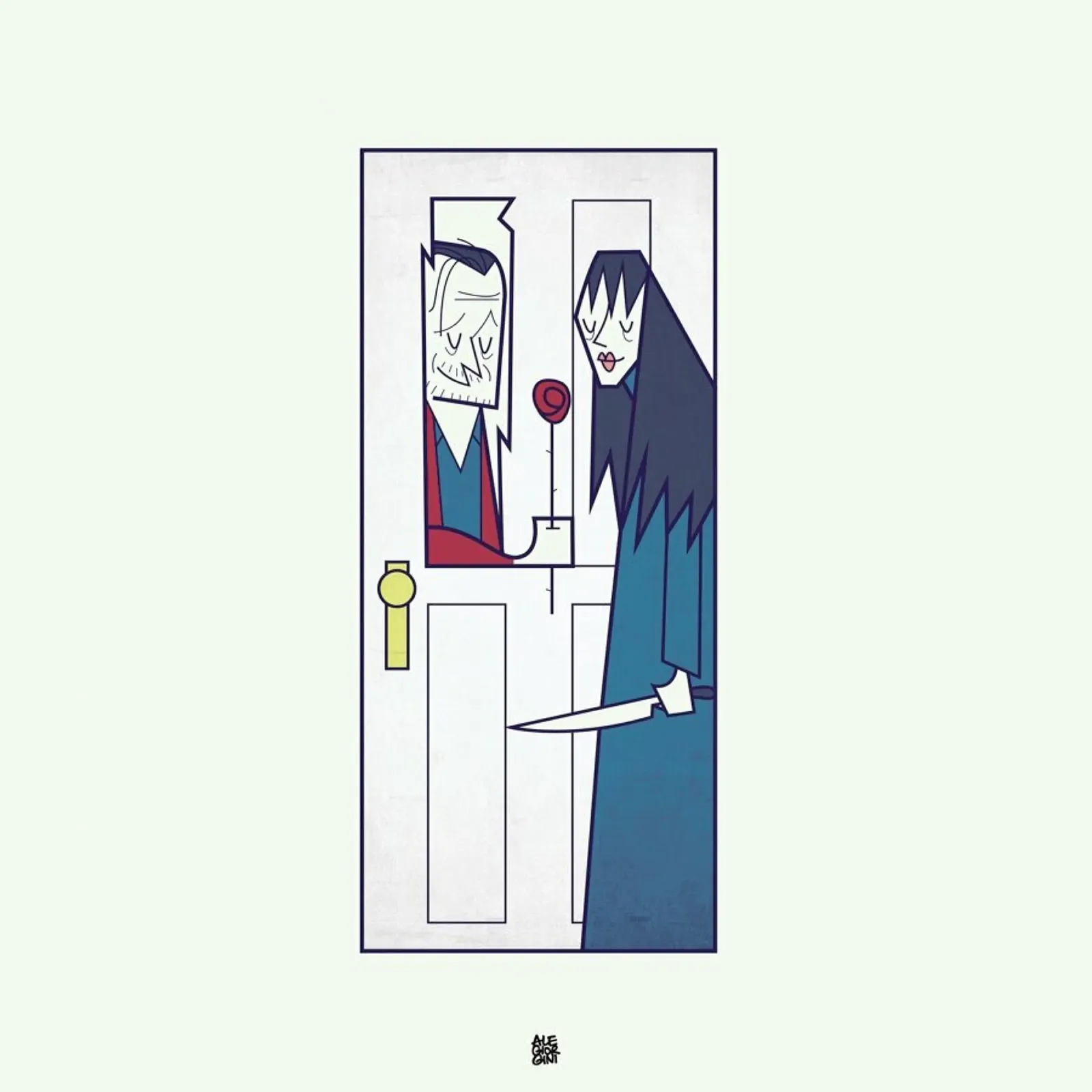 Let me come in pellicola backlit da Ale Giorgini