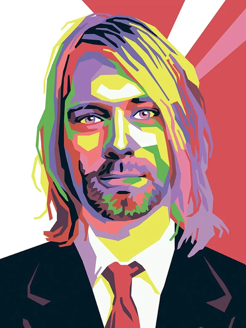 Kurt Cobain pellicola backlit da avissta