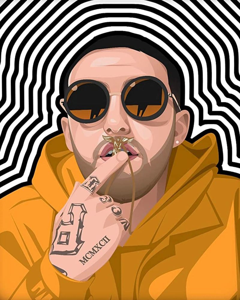 Mac Miller art poster by avissta