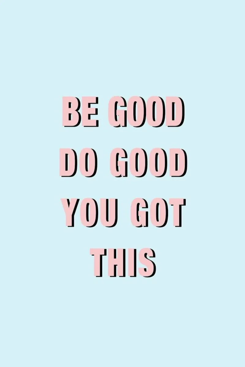 Be Good Do Good pellicola backlit da Vasare Nar