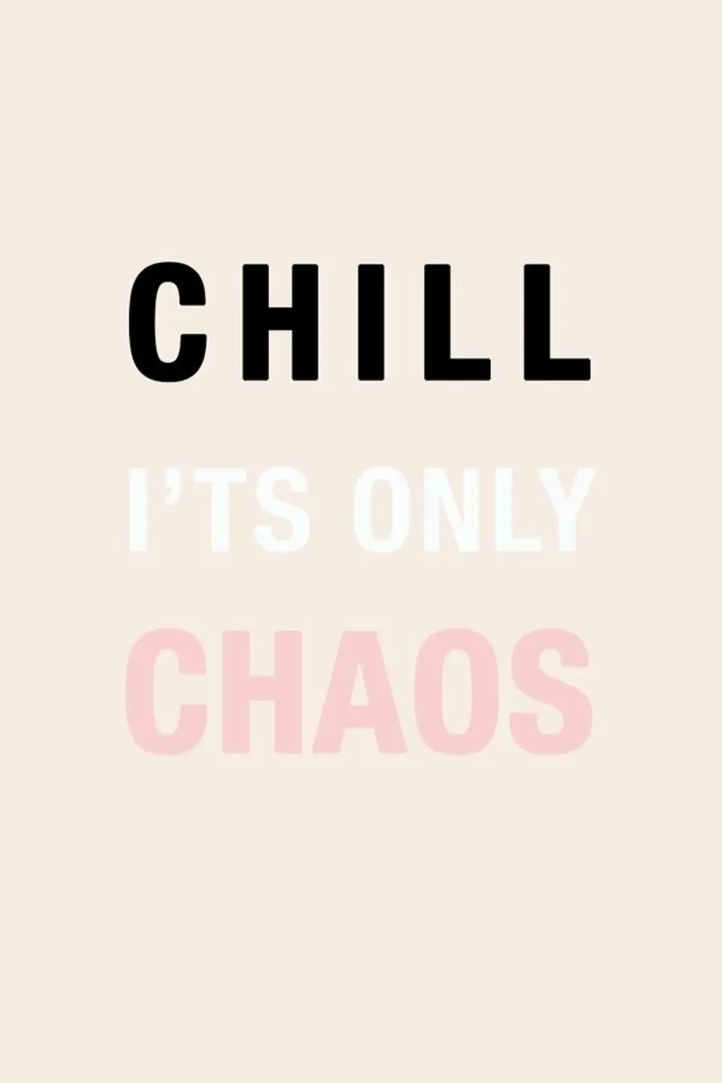 Chill It's Only Chaos carta hahnemühle da Vasare Nar