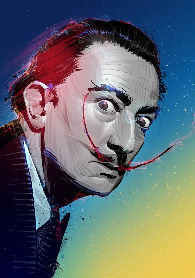 Salvador Dali poster de nabakumov