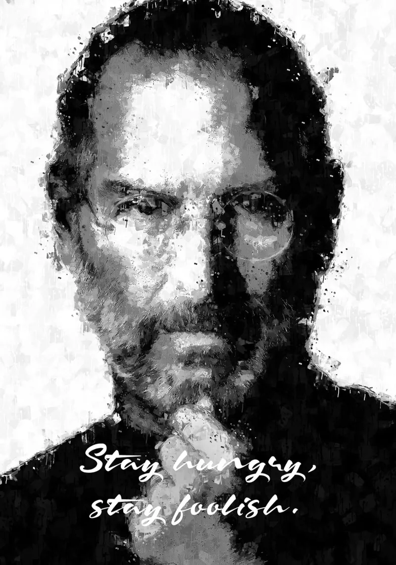 Steve Jobs Quote pellicola backlit da nabakumov