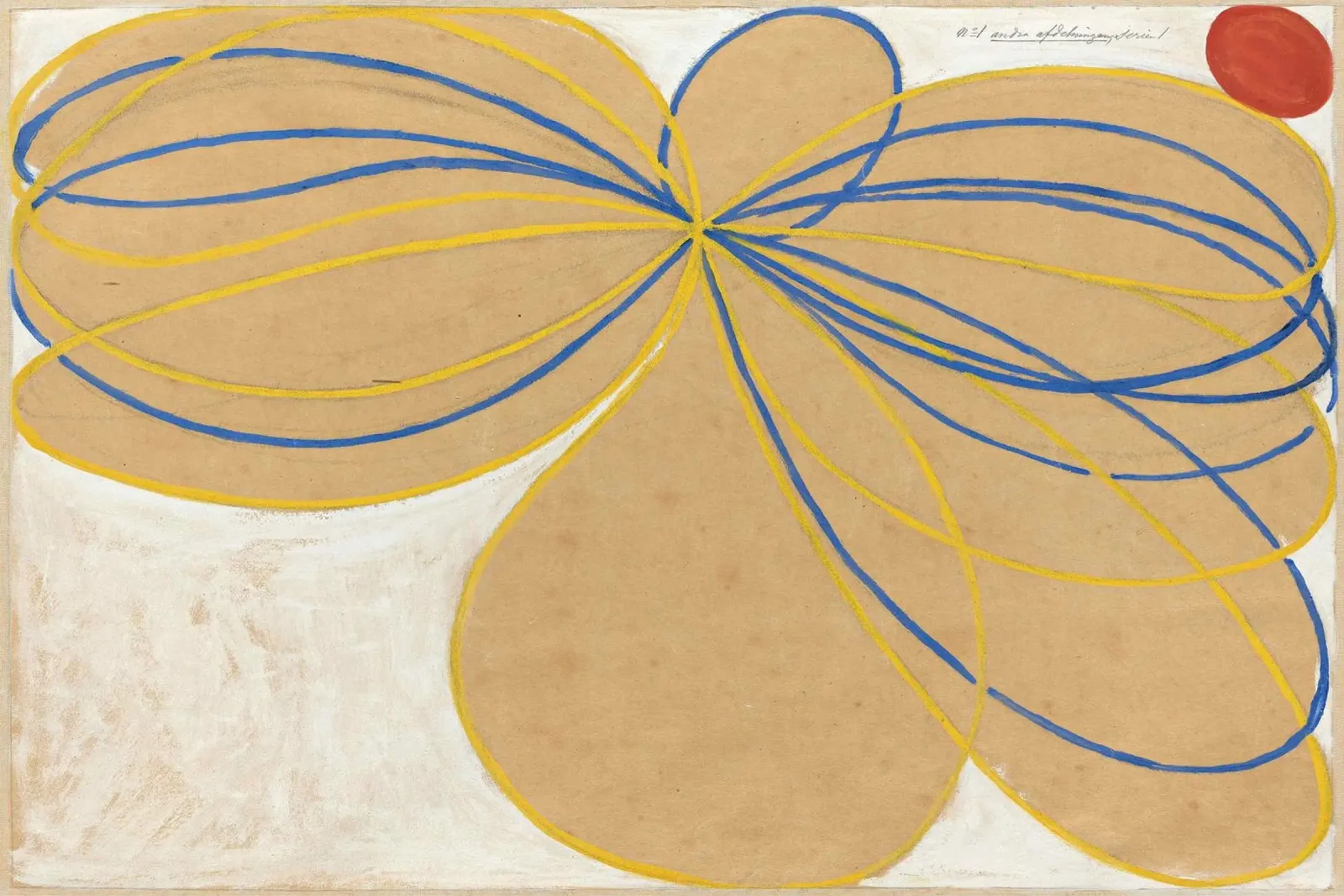 Hilma AF Klint - Stella a sette punte n. 1 pellicola backlit da Old Masters