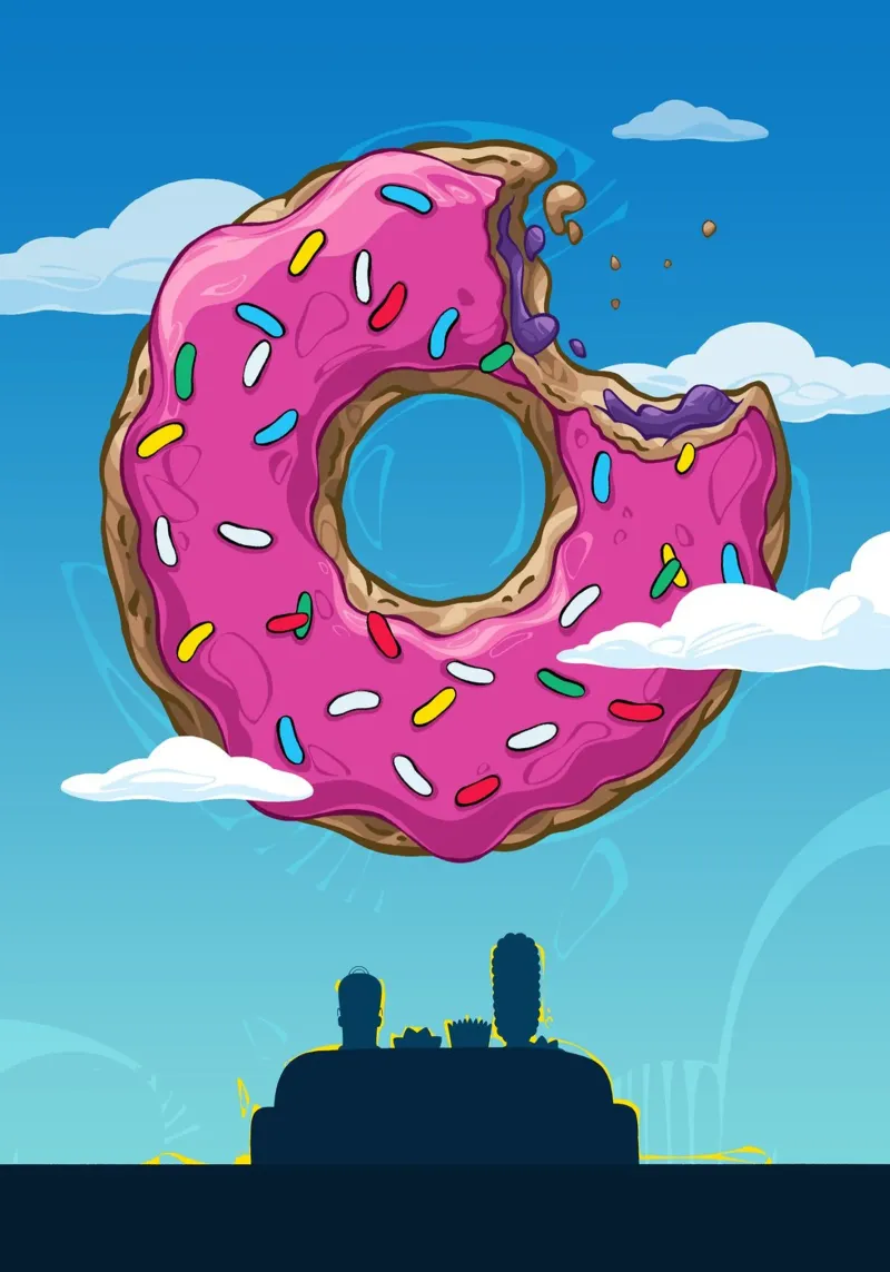 The Donut Family pellicola backlit da nabakumov