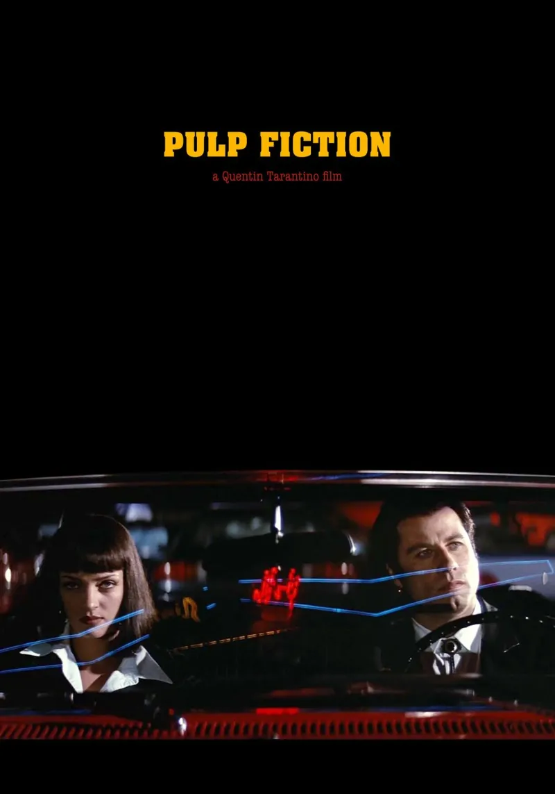 Pulp Fiction Drive pellicola backlit da nabakumov