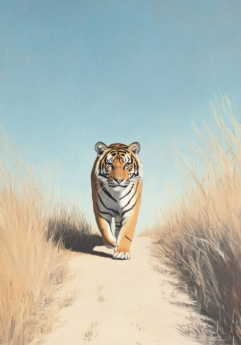 Tigre pellicola backlit da Nikis Art Studio