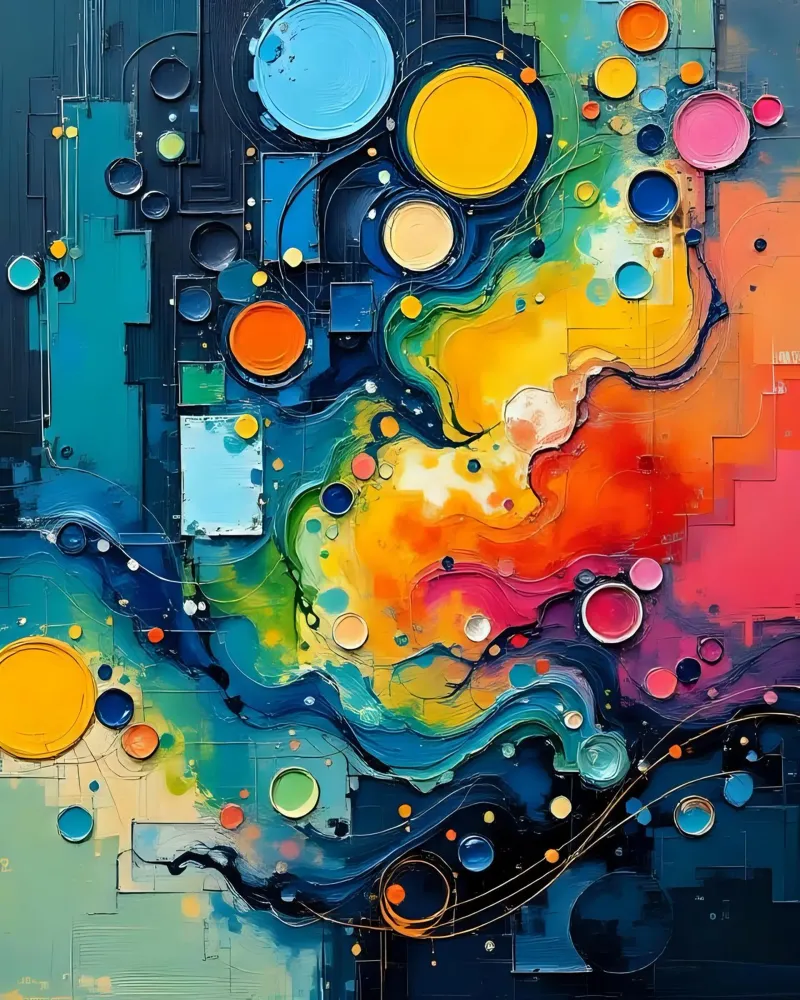 Gradiente de color_3 metacrilato de Farb- und Blütenzauber by LK