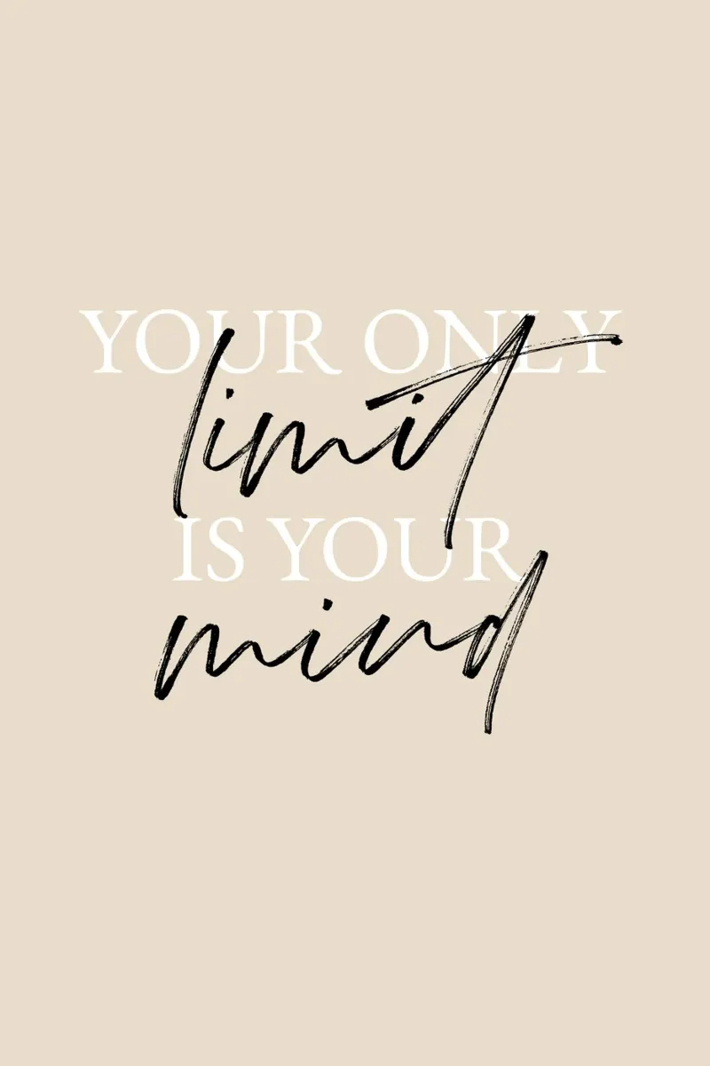 Your only limit is your mind metacrilato de artbox44