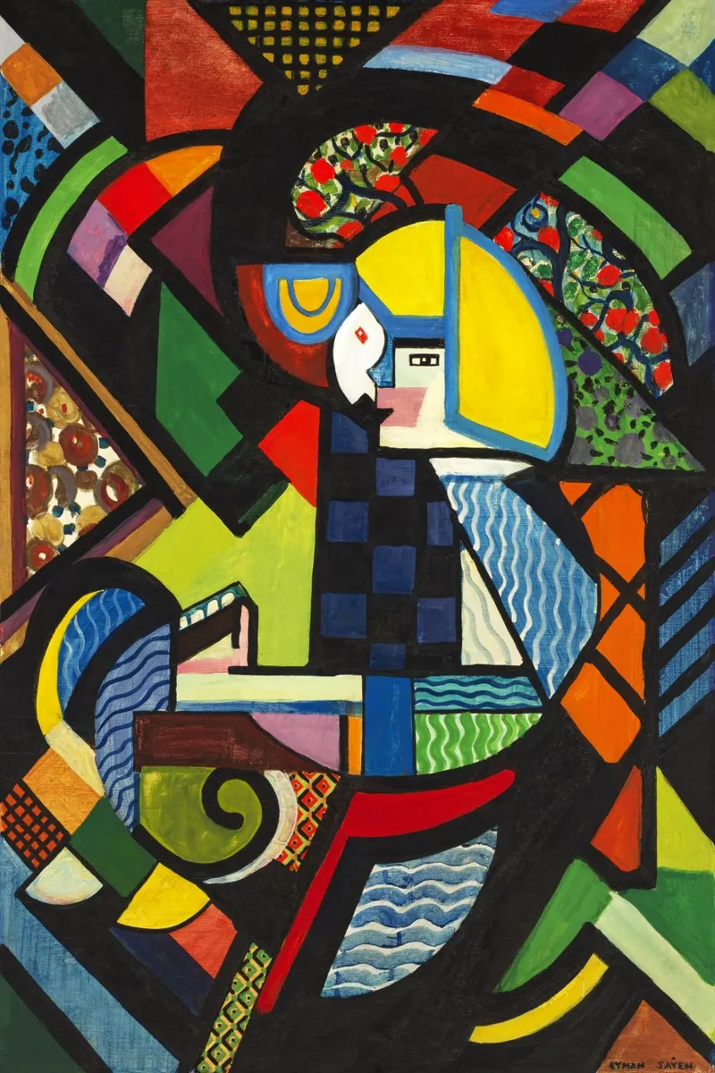 Daughter in a Rocker  by Henry Lyman Sayen. pellicola backlit da Venus Art