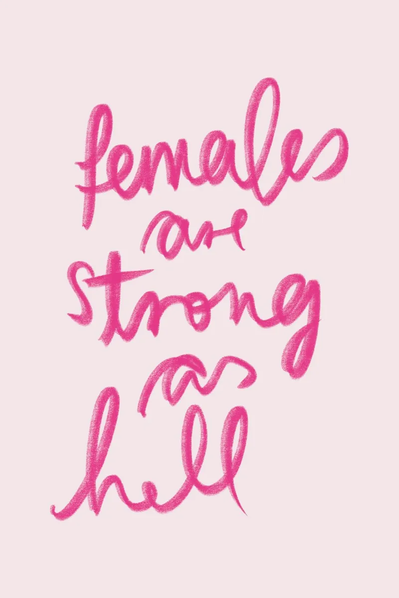 Females are strong as hell pellicola backlit da artbox44