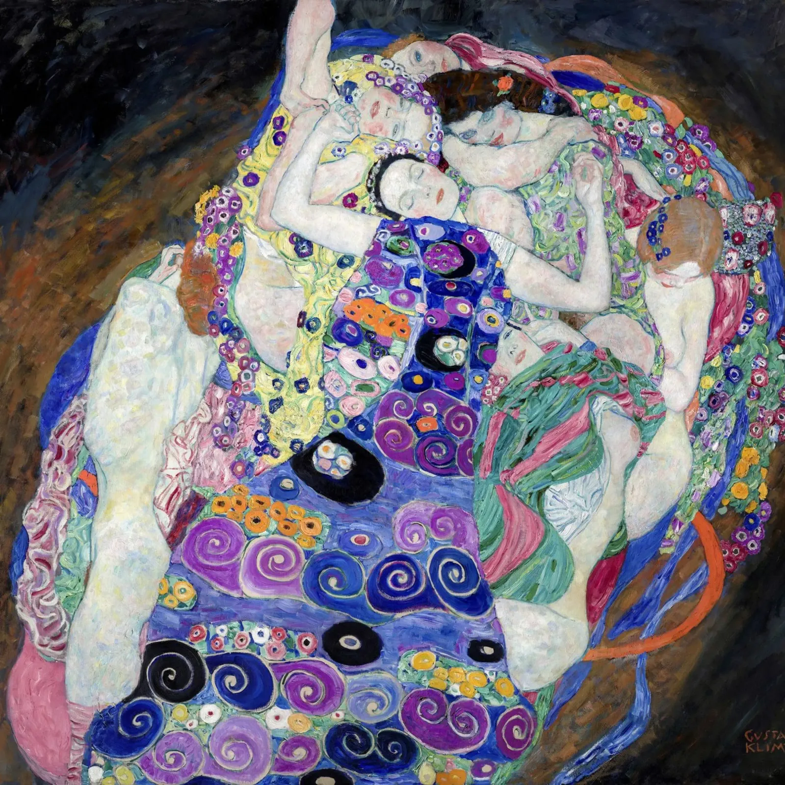 The Virgin by Klimt pellicola backlit da Venus Art