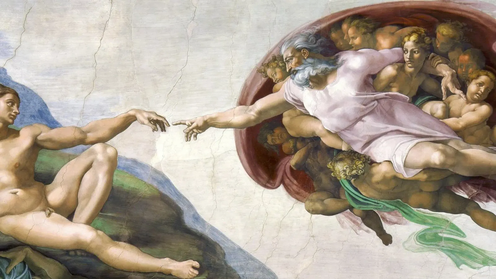 Michelangelo Buonarroti's The Creation of Adam poster da Venus Art