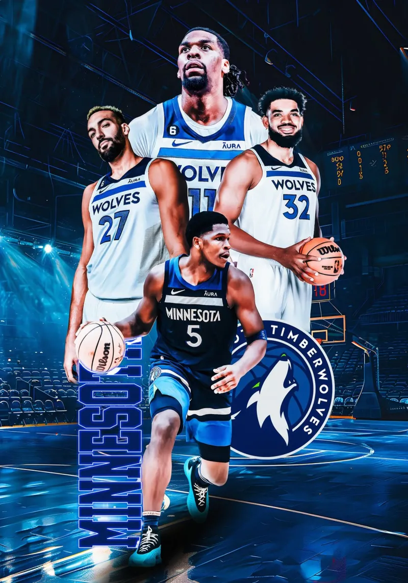 Minnesota Timberwolves pellicola backlit da tenten