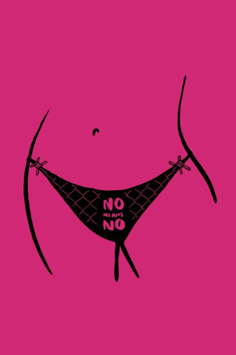 No Means No pellicola backlit da Ninhol