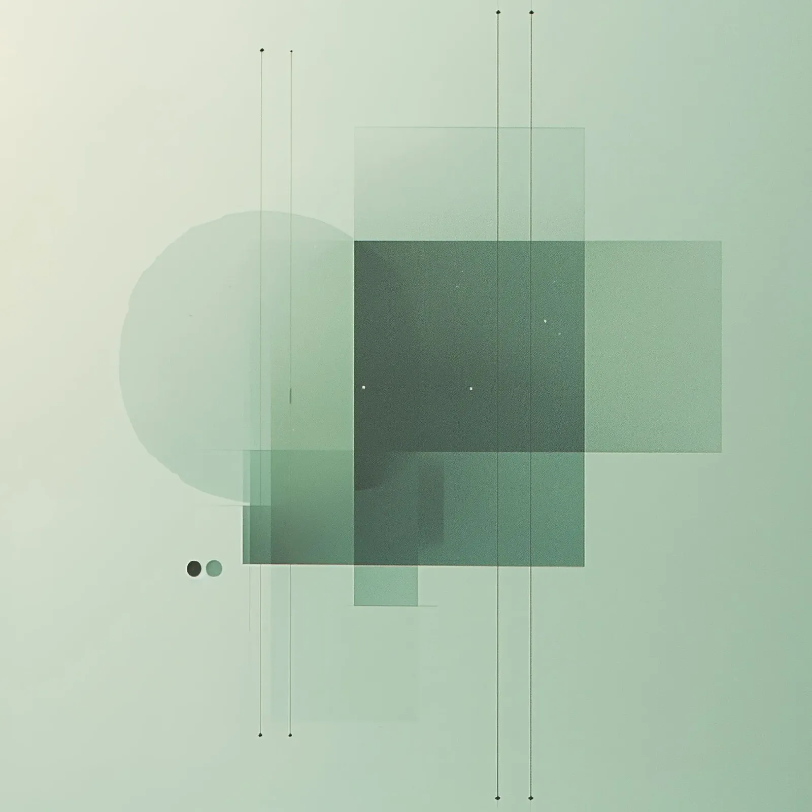 Design astratto geometrico moderno e retrò poster da Little Things