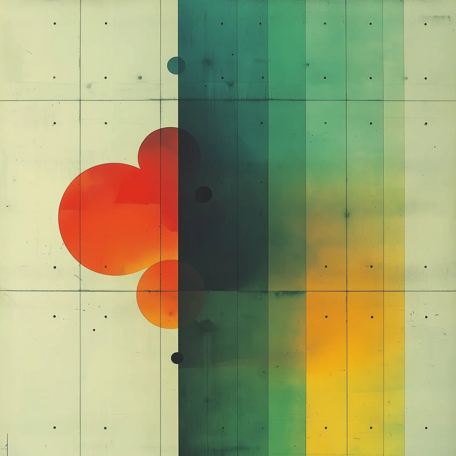 Design astratto geometrico moderno e retrò plexiglass da Little Things