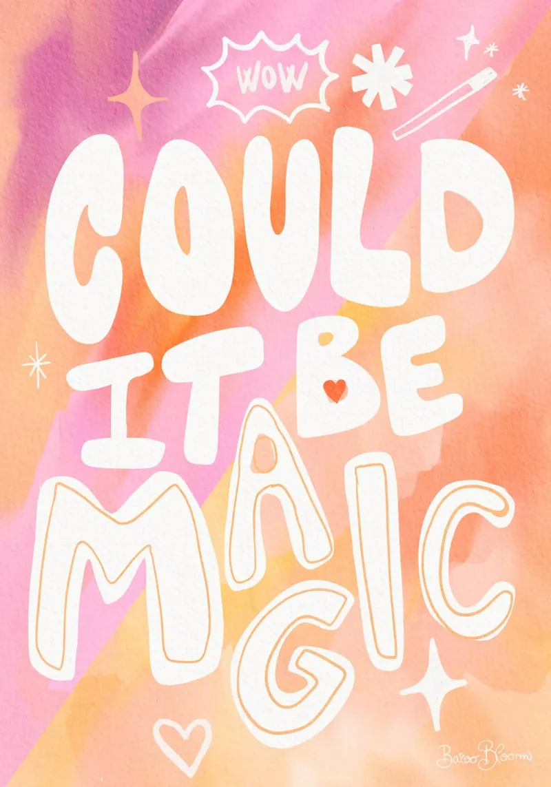 Could it Be Magic - Rosa pesca plexiglass da Pictufy Sun & Spirit