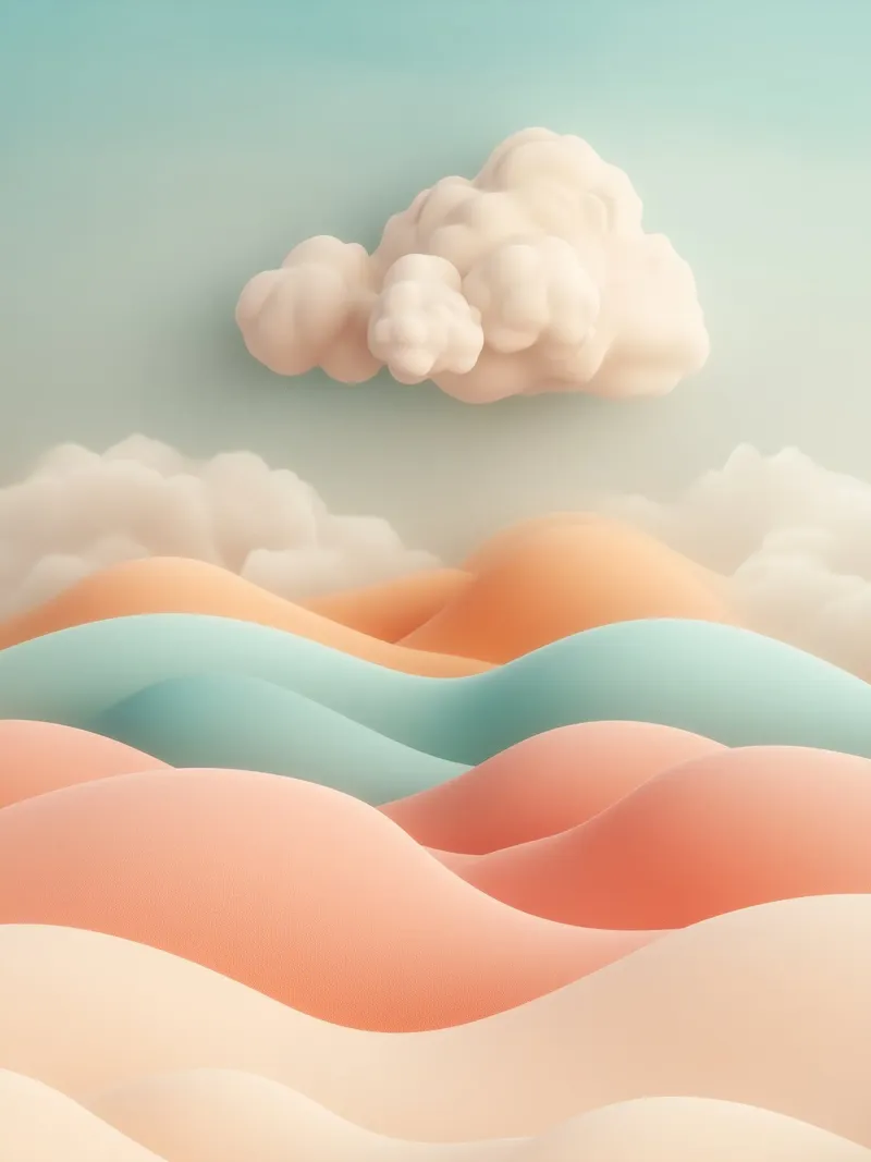 cielo in coton 3d carta hahnemühle da Little Things
