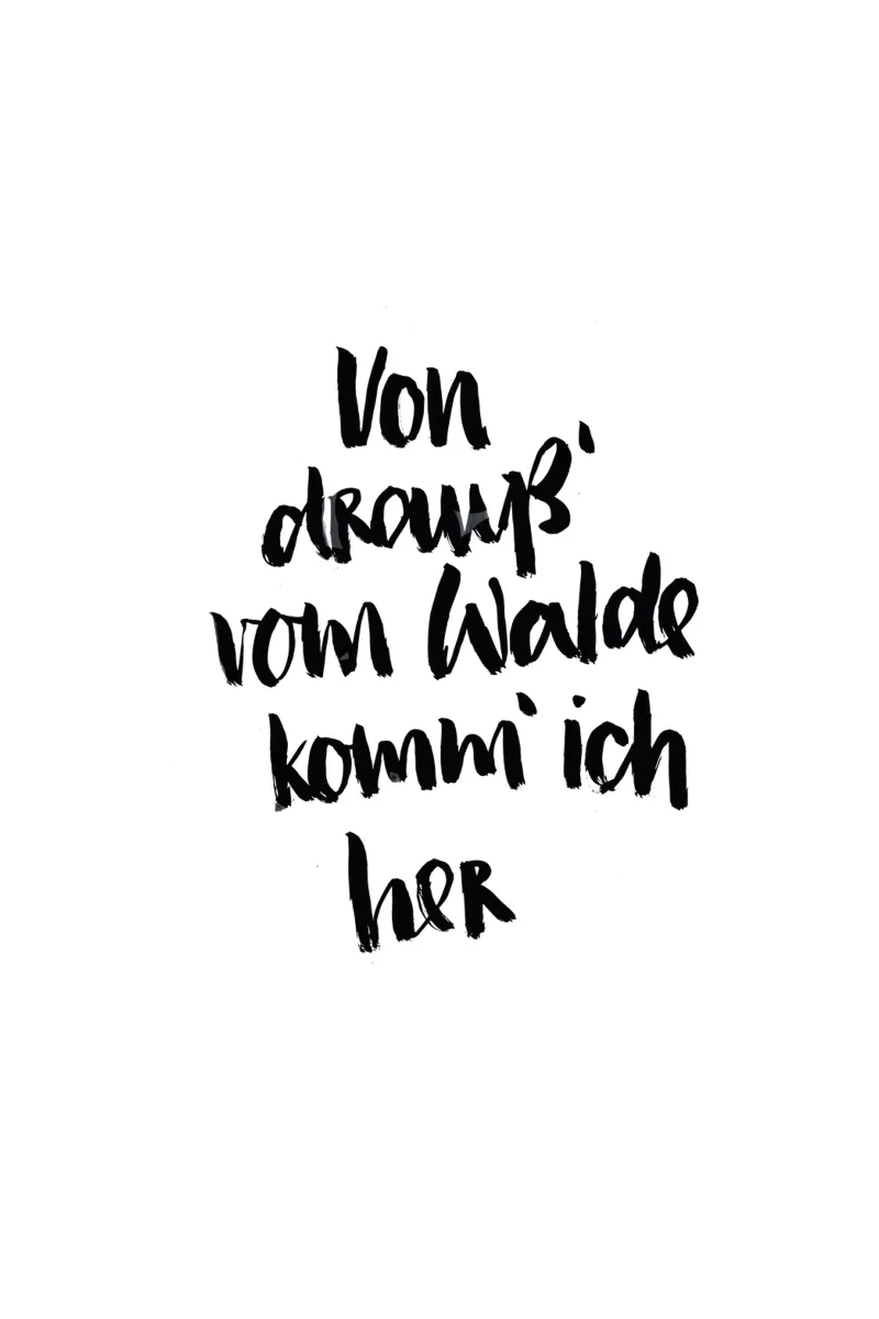 Vom Walde pellicola backlit da Brushmeetspaper