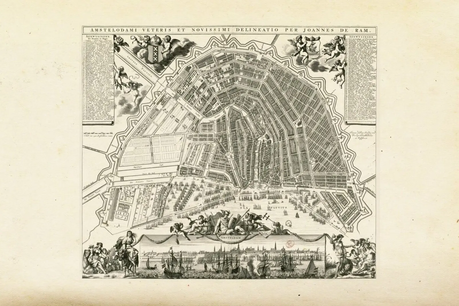 Amsterdam, The Netherlands, 1683 pellicola backlit da Artokoloro Quint Lox Ltd