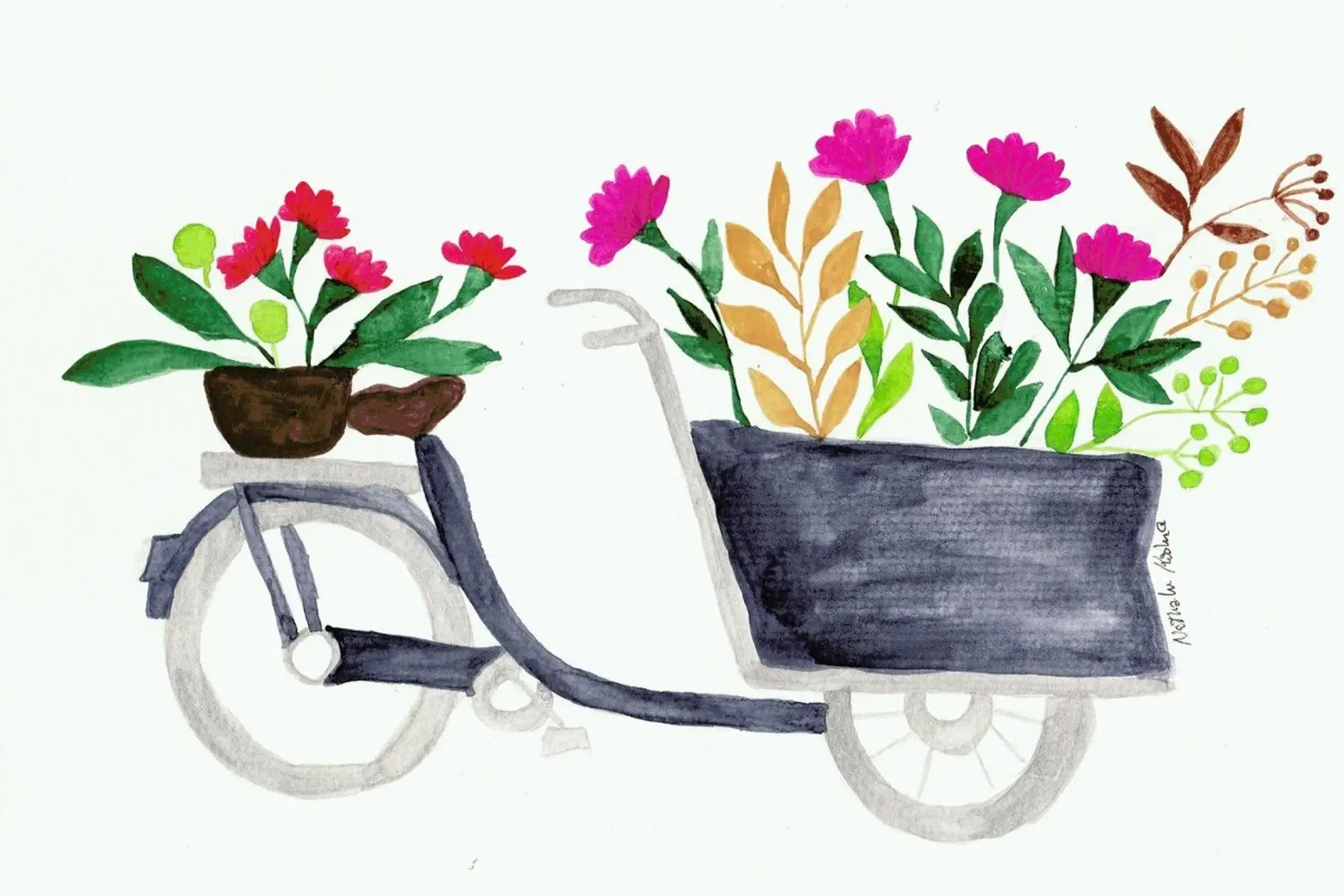 Flowers Delivery pellicola backlit da Nathys_illustration