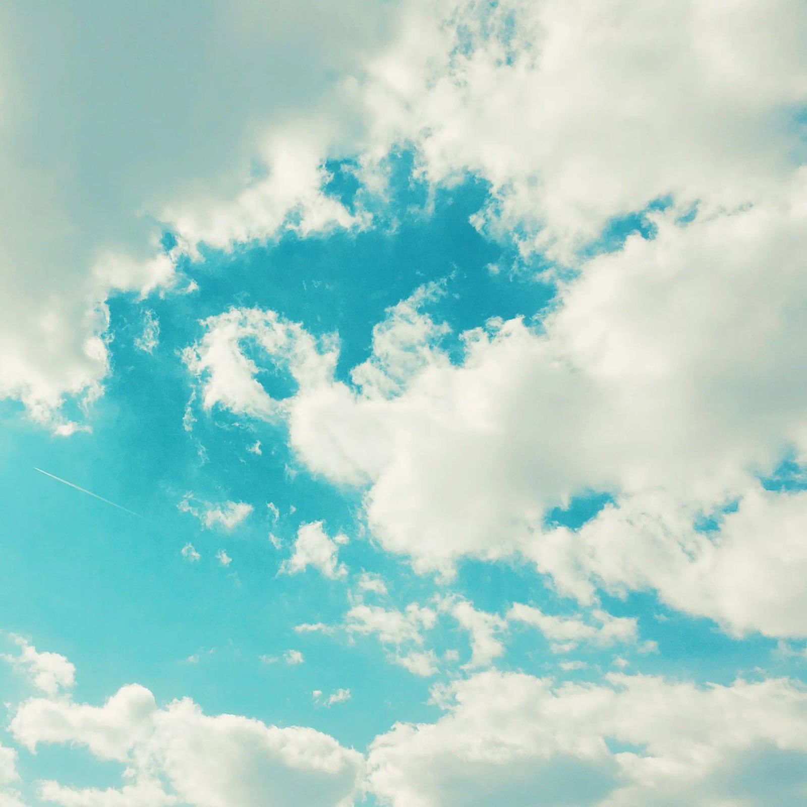 Türkisfarbener Himmel Poster von Cassia Beck Photography