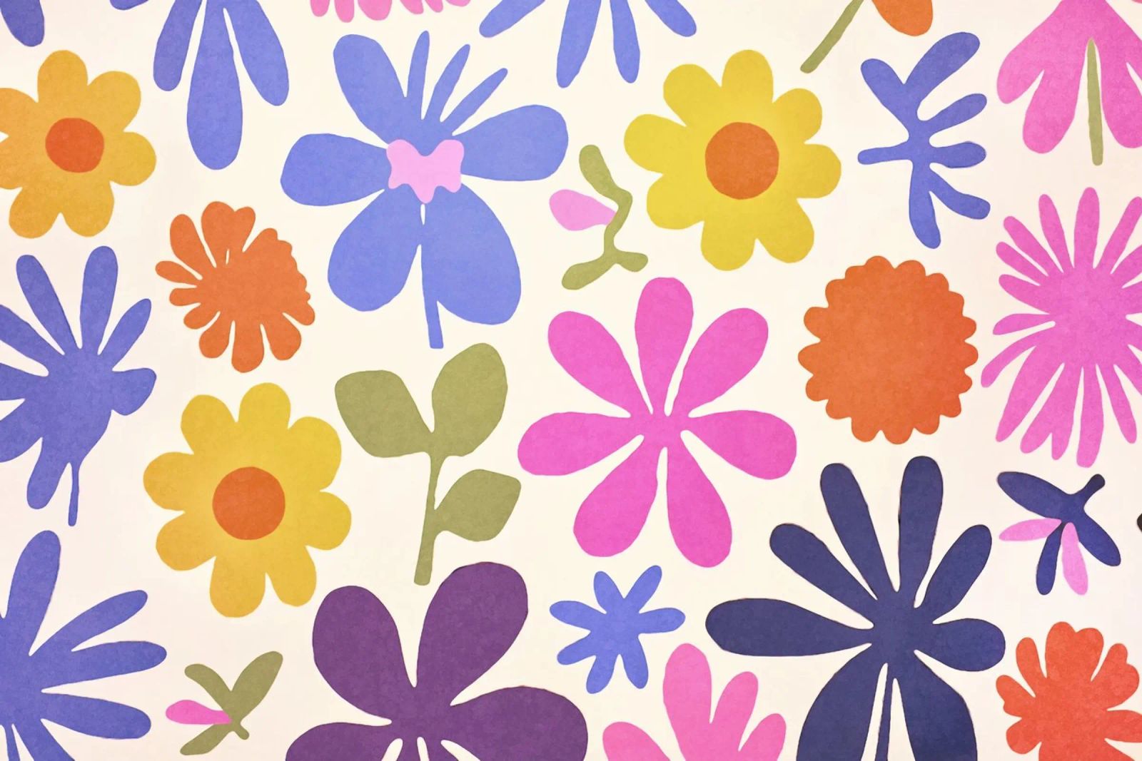 Matisse inspiriert Groovy Blumengarten Hahnemühle von Andrea Haase Modern Home