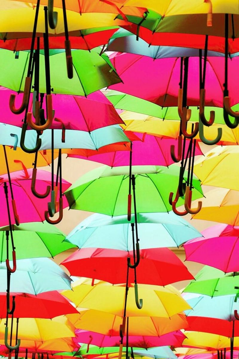 You can Stand under my Umbrella pellicola backlit da Babett Schultze