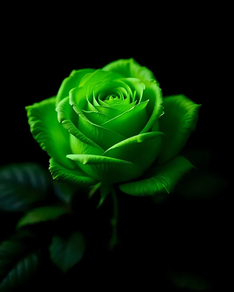 Rosa_verde_02 pellicola backlit da Farb- und Blütenzauber by LK