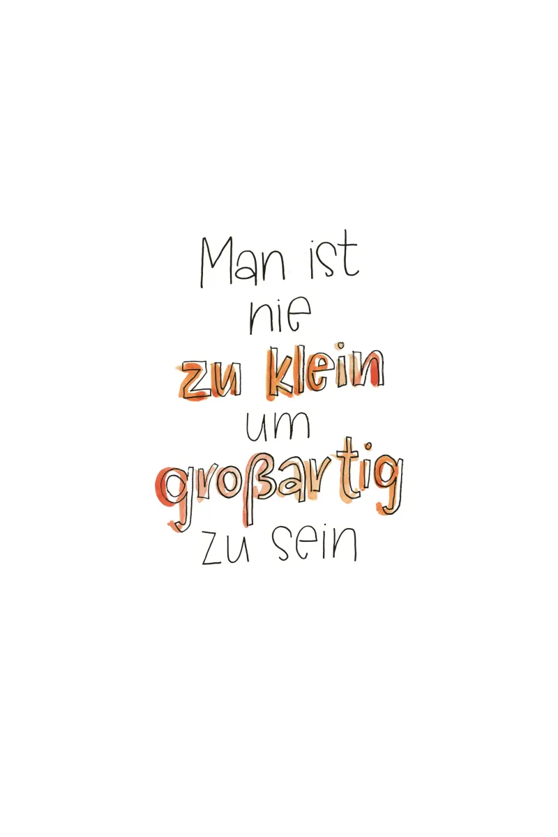 Nie zu Klein carta hahnemühle da Brushmeetspaper