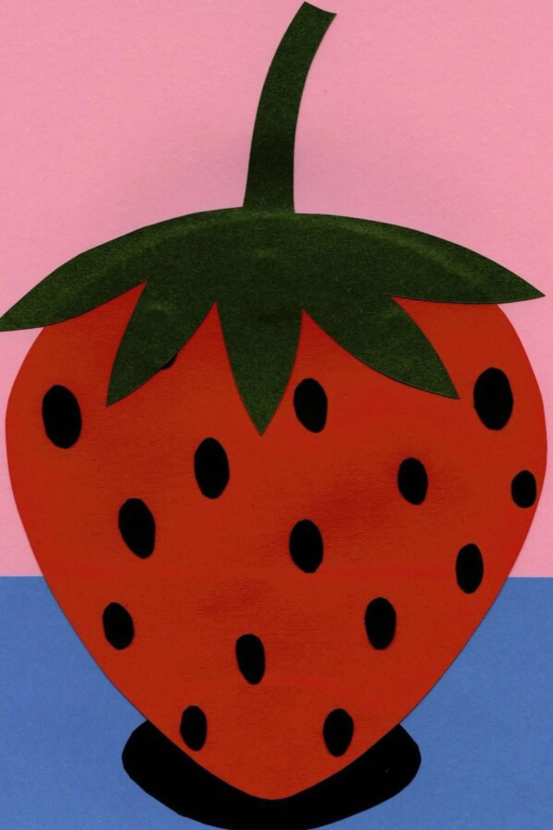 Strawberry poster by Rosi Feist